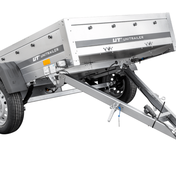 UNITRAILER Garden 201/R KIPP – PKW-Anhänger 200,6 × 125,6 cm – 750 kg – Einachser – mit Blattfederung – Ansicht 1