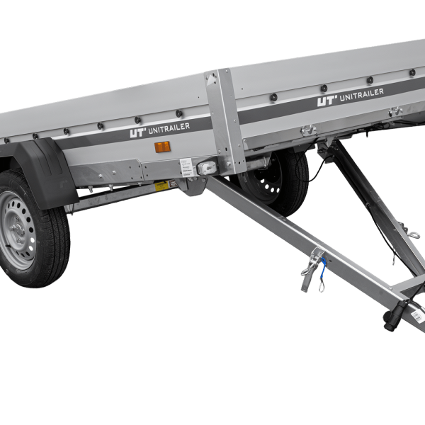 UNITRAILER Garden 264 KIPP ALU – PKW-Anhänger 264,1 × 125,6 cm – 750 kg – Einachser – Ansicht 1