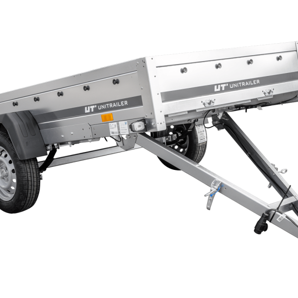 UNITRAILER Garden 264/R KIPP – PKW-Anhänger 264,1 × 125,6 cm – 750 kg – Einachser – mit Blattfederung – Ansicht 1