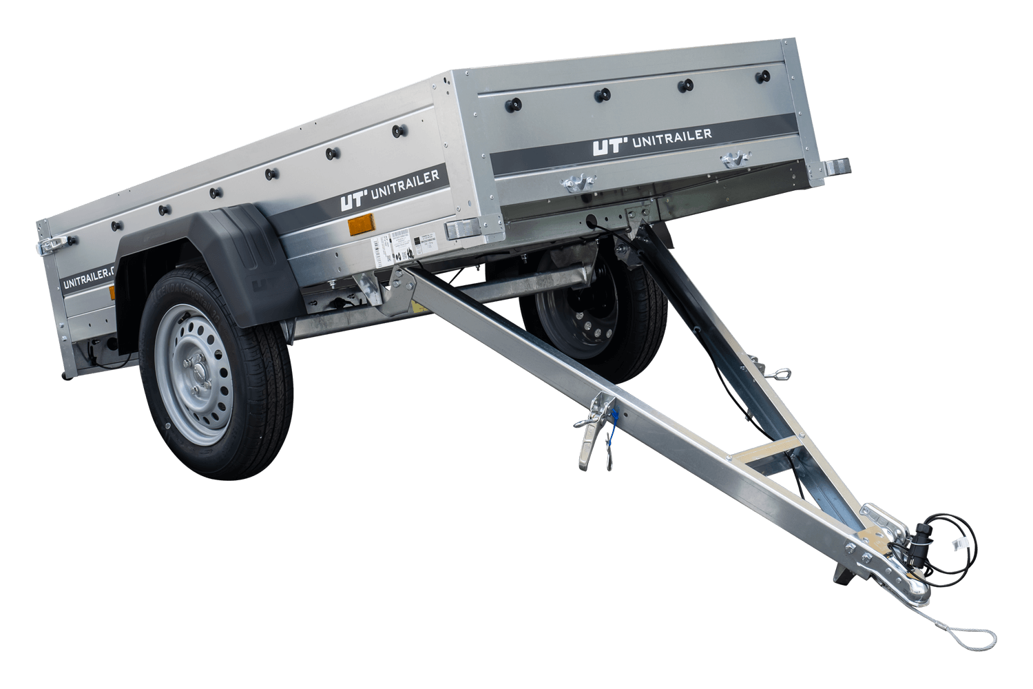 UNITRAILER Garden Trailer 200 Kipp – PKW-Anhänger 200,6 × 106,3 cm – 750 kg – Einachser – Ansicht 1