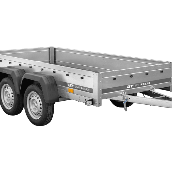 UNITRAILER Garden Trailer 264/2 Kipp – PKW-Anhänger 264,1 × 125,6 cm – 750 kg – Tandemachser – Ansicht 1