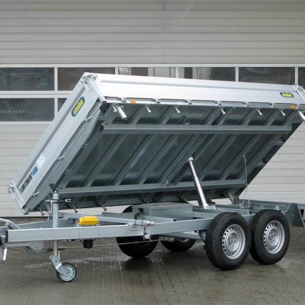 Unsinn 3-Seiten-Kipper UDK 3617-35-14 – E Pumpe Stahlboden 14 Zurrpins – Ladefläche 366 × 175 cm – 3500 kg – Tandemachser – Ansicht 1