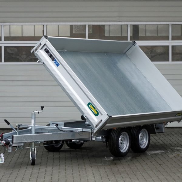 Unsinn 3-Seiten-Kipper WEB DK 3017-26-13 E Pumpe – E-Pumpe Spinnlock, mit Rampenschacht – Ladefläche 306 × 175 cm – 2600 kg – Tandemachser – Ansicht 1