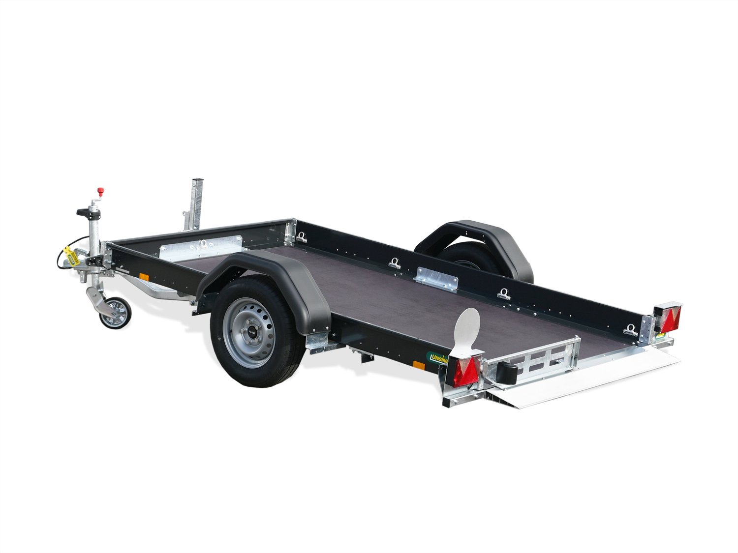 Unsinn Absenkanhänger UA 2615-7-13 – ungebremst – Ladefläche 260 × 155 cm – 750 kg – Einachser – Ansicht 1