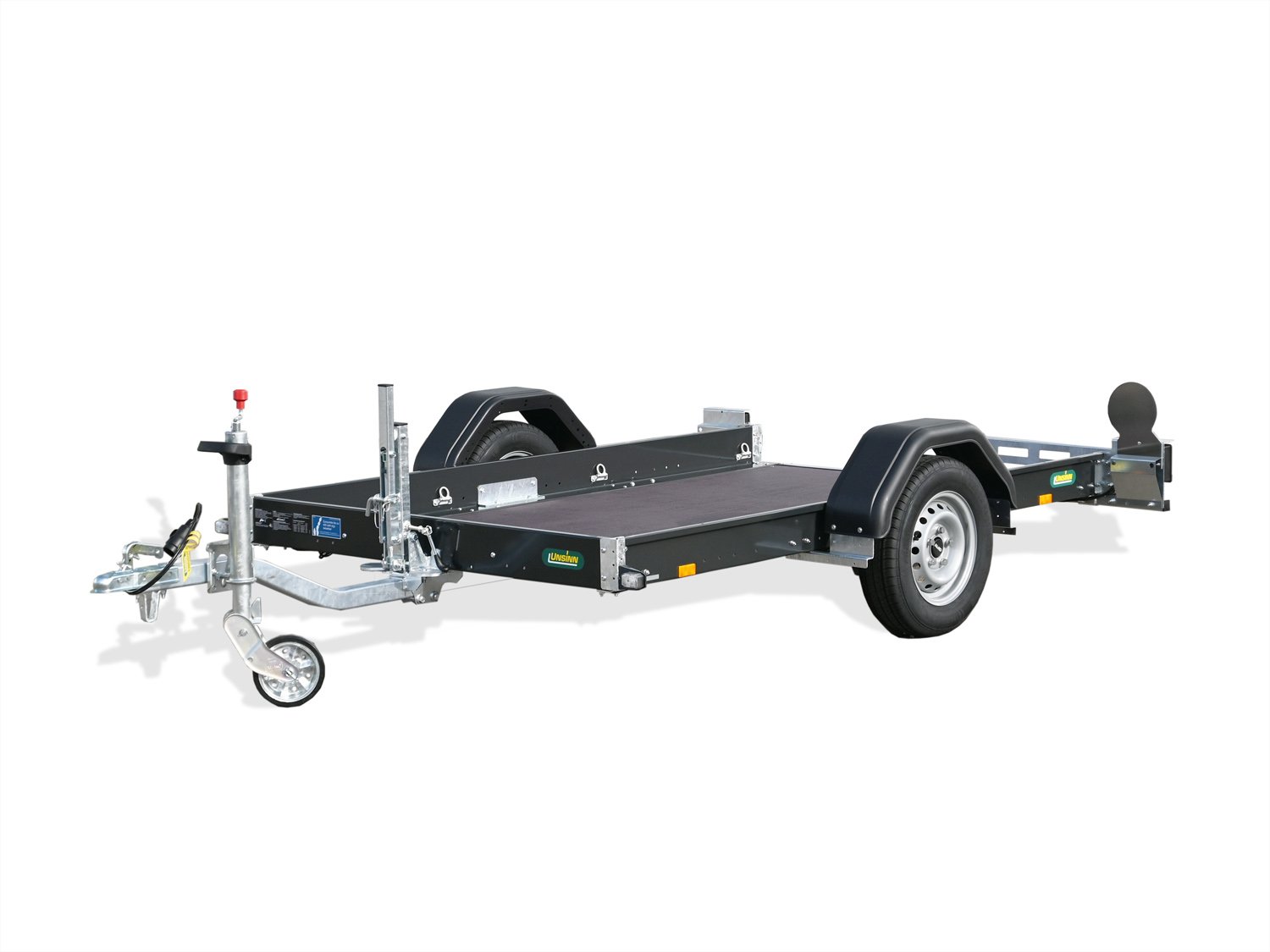 Unsinn Absenkanhänger UA 2615-7-13 – ungebremst – Ladefläche 260 × 155 cm – 750 kg – Einachser – Ansicht 2