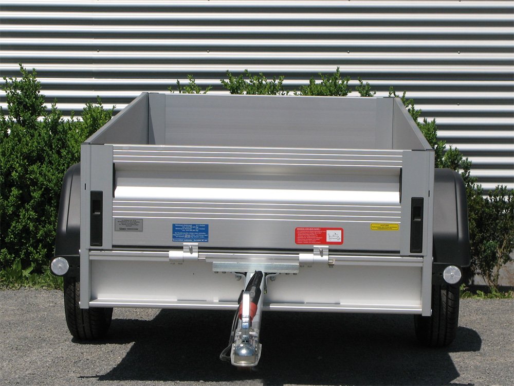Unsinn Kastenanhänger UT 1711-7-13 – ungebremst mit Frontklappe – Ladefläche 170 × 110 cm – 750 kg – Einachser – Ansicht 2