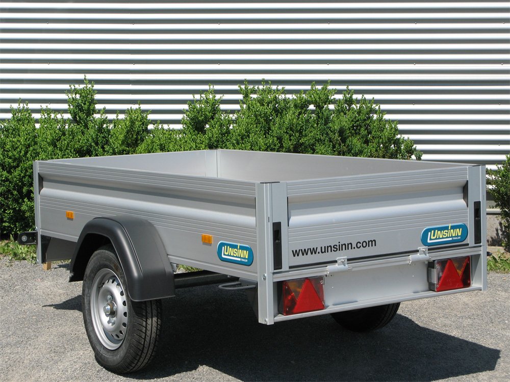 Unsinn Kastenanhänger UT 1711-7-13 – ungebremst mit Frontklappe – Ladefläche 170 × 110 cm – 750 kg – Einachser – Ansicht 3