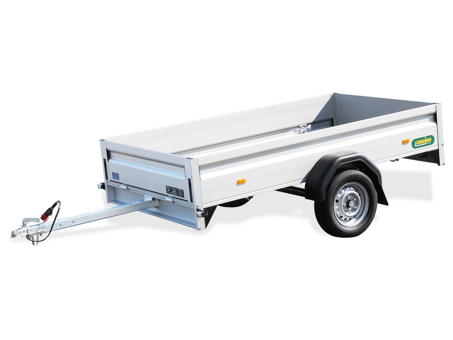 Unsinn Kastenanhänger UT-K 2514-7-13 – mit Rampe – Ladefläche 250 × 140 cm – 750 kg – Einachser – Ansicht 1