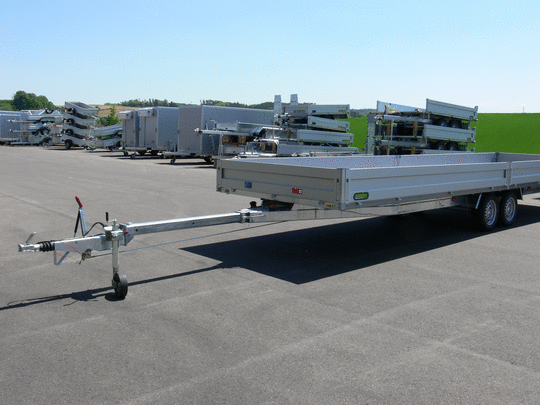 Unsinn Langmaterialtransporter ULM 3617-26-14 – Langmaterial-Anhänger – Ladefläche 366 × 175 cm – 2600 kg – Tandemachser – Ansicht 1