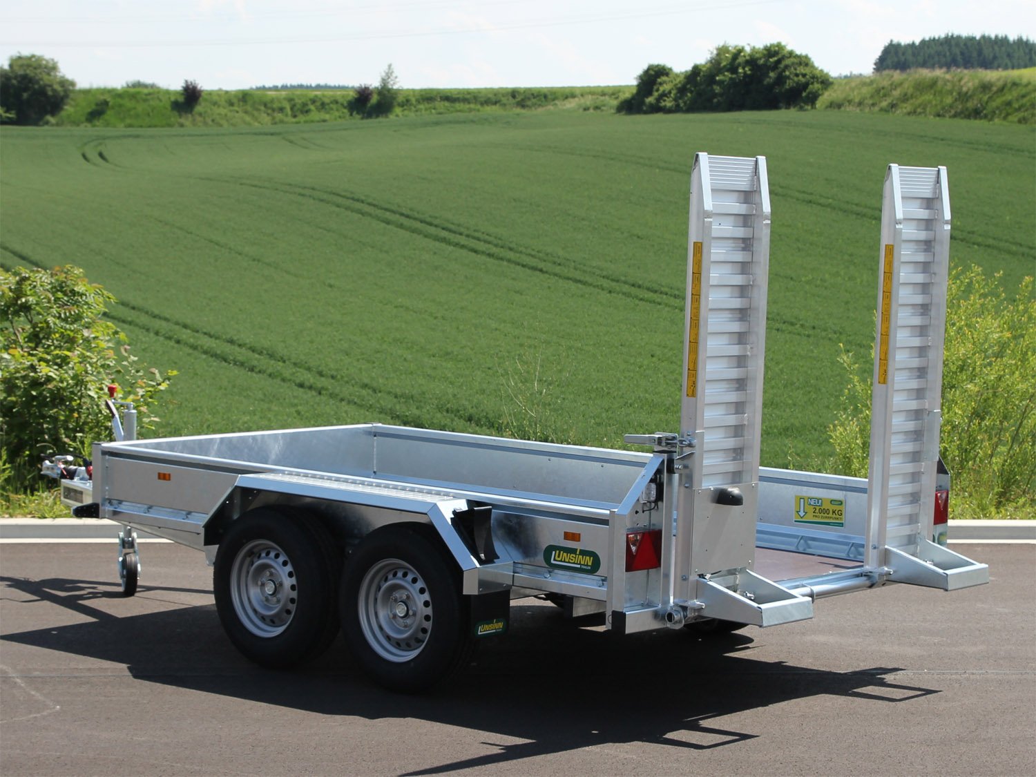 Unsinn Maschinentransporter UB 3616-35-14 – Ladefläche 366 × 160 cm – 3500 kg – Tandemachser – Ansicht 4
