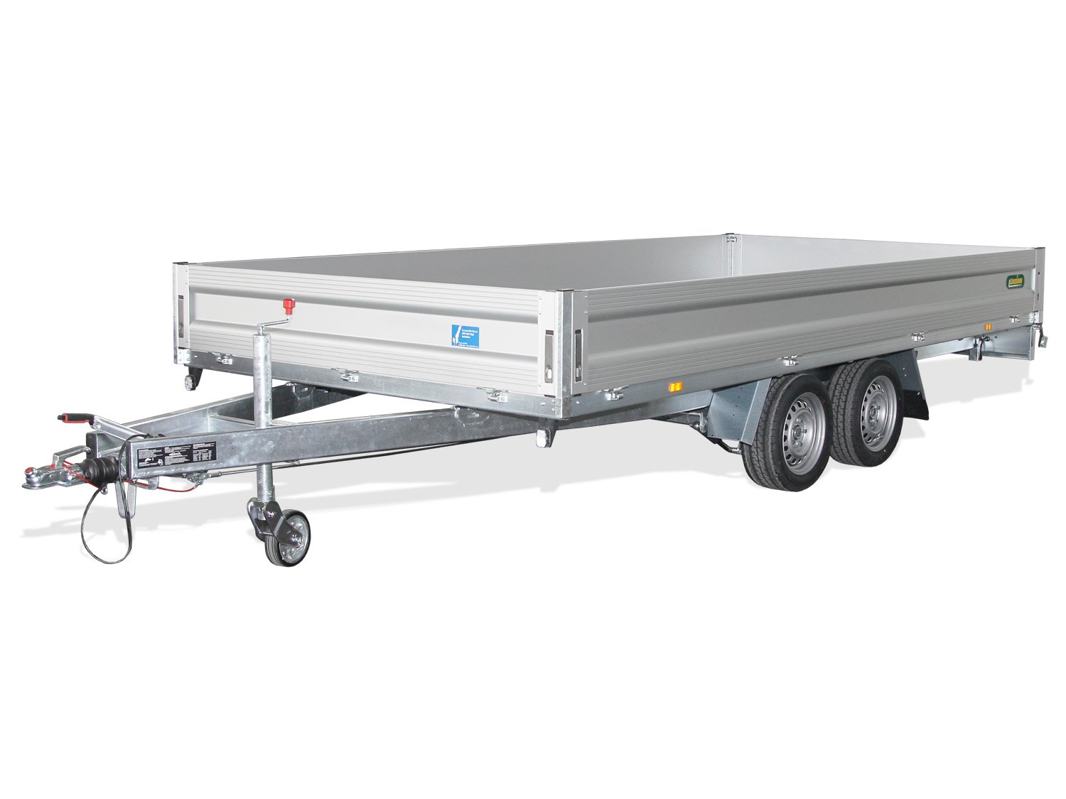 Unsinn Pritschenhochlader UH 4820-30-13 – Ladefläche 486 × 204 cm – 3000 kg – Tandemachser – Ansicht 1