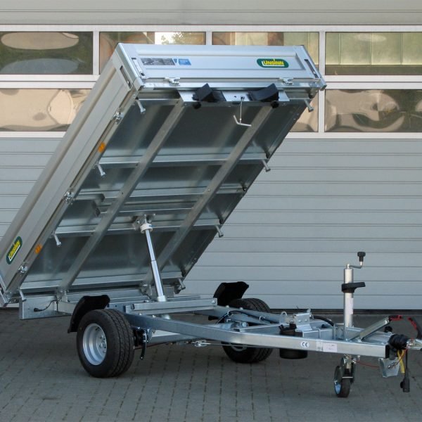 Unsinn Rückwärtskipper UHK 2315-15-10 – Pumpless, 8 Zurrpins 100km/h Ausführung – Ladefläche 230 × 150 cm – 1500 kg – Einachser – Ansicht 1