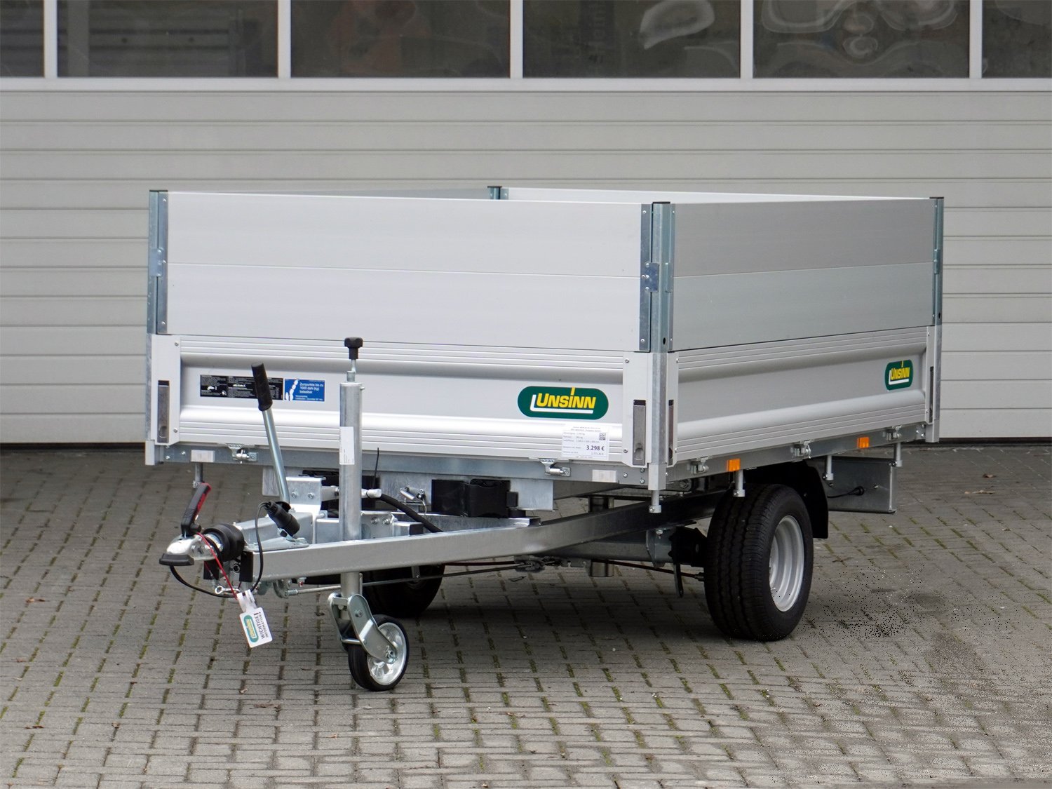 Unsinn Rückwärtskipper WEB 30 HK 2315-13-10 – Alu-Aufsatz, Spinnlock, Pumpless – Ladefläche 230 × 150 cm – 1300 kg – Einachser – Ansicht 1