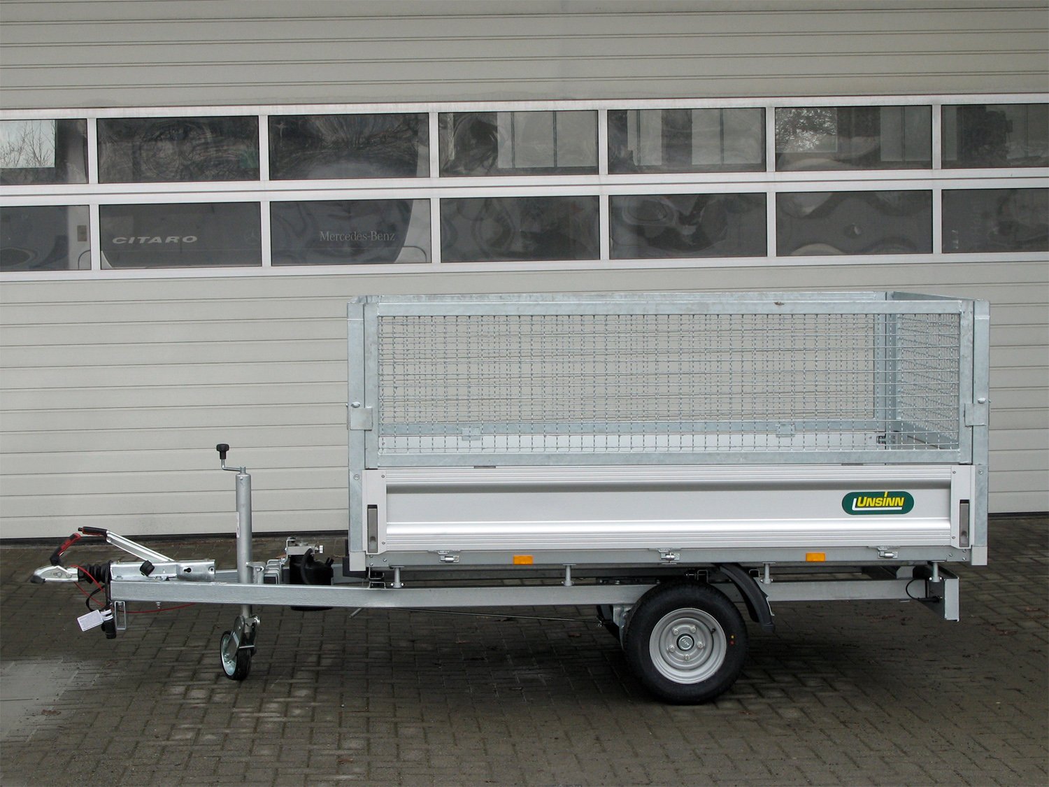 Unsinn Rückwärtskipper WEB 30 HK 2315-13-10 – Pumpless, Spinnlock, Gitteraufsatz – Ladefläche 230 × 150 cm – 1300 kg – Einachser – Ansicht 4