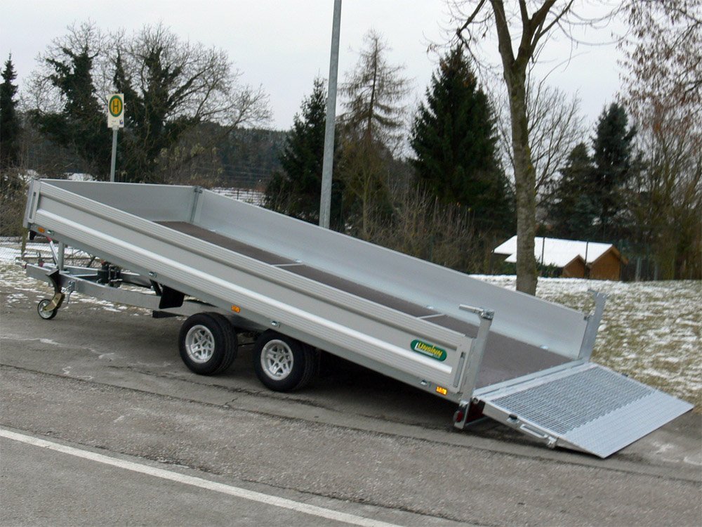 Unsinn Universaltransporter UM 4820-26-10 – mit 10 Zoll Alufelgen – Ladefläche 486 × 204 cm – 2600 kg – Tandemachser – Ansicht 2