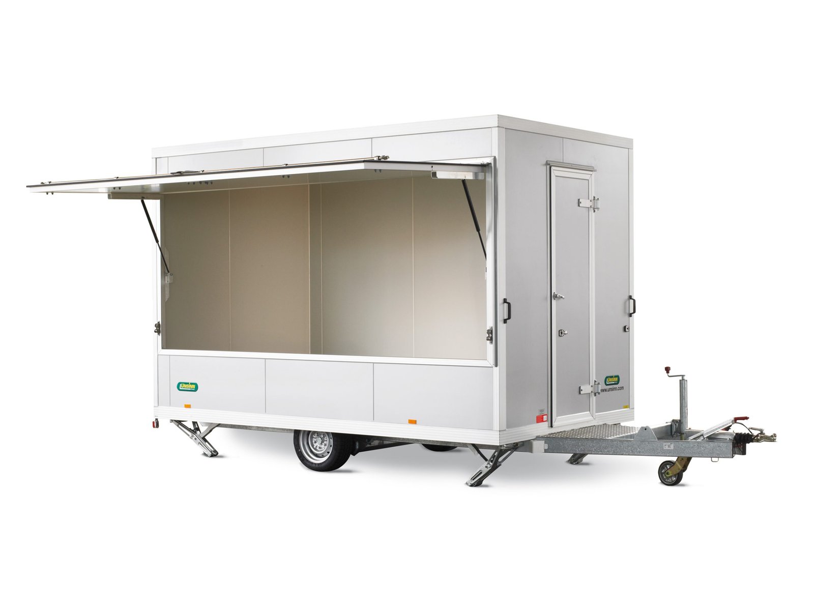 Unsinn Verkaufsanhänger UVM 4220-18-13 – Ladefläche 420 × 204 cm – 1800 kg – Einachser – Ansicht 2