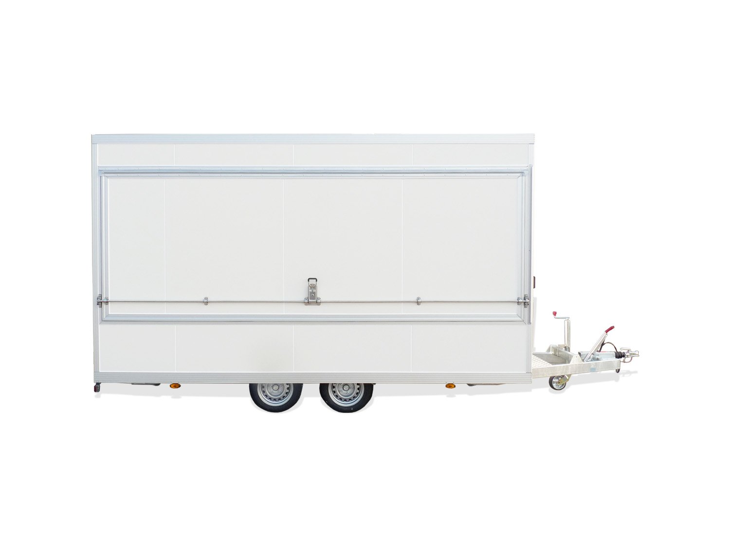 Unsinn Verkaufsanhänger UVM 4220-26-13 – Ladefläche 420 × 204 cm – 2600 kg – Tandemachser – Ansicht 1