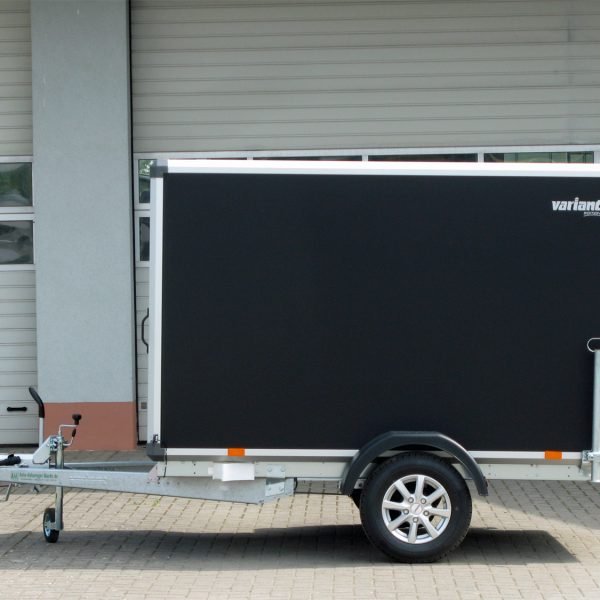 Variant Kofferanhänger 1315 C2 Edition – 100 km/h, Alufelgen Türen hinten – Ladefläche 258 × 148 cm – 1350 kg – Einachser – Ansicht 1