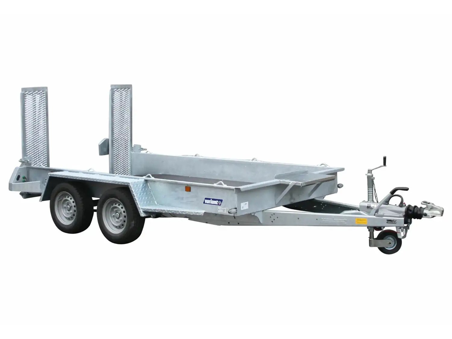 Variant Maschinentransporter 2716 B3 – Parabelfahrwerk Ladehöhe 29cm – Ladefläche 300 × 162 cm – 2700 kg – Tandemachser – Ansicht 1