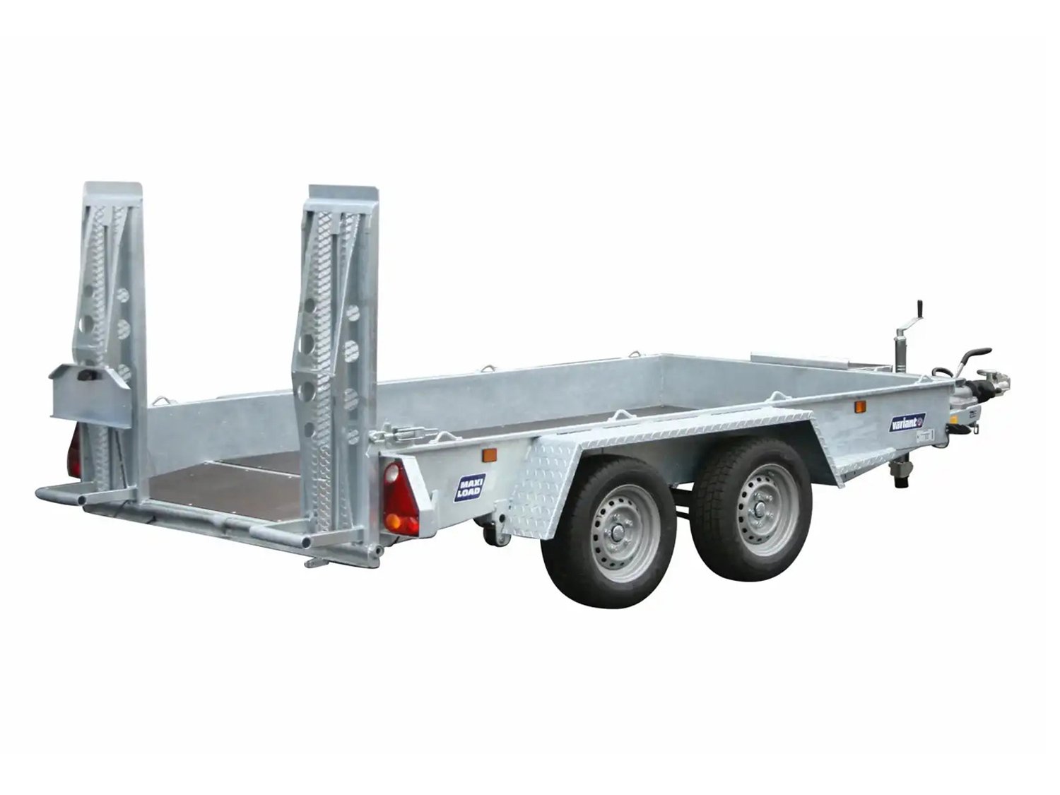 Variant Maschinentransporter 2716 B3 – Parabelfahrwerk Ladehöhe 29cm – Ladefläche 300 × 162 cm – 2700 kg – Tandemachser – Ansicht 2