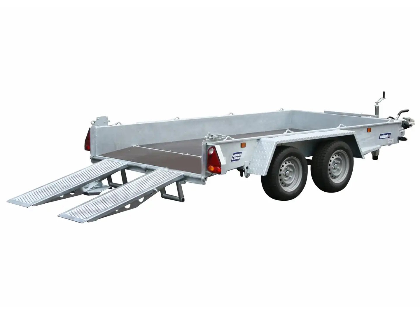 Variant Maschinentransporter 2716 B3 – Parabelfahrwerk Ladehöhe 29cm – Ladefläche 300 × 162 cm – 2700 kg – Tandemachser – Ansicht 3