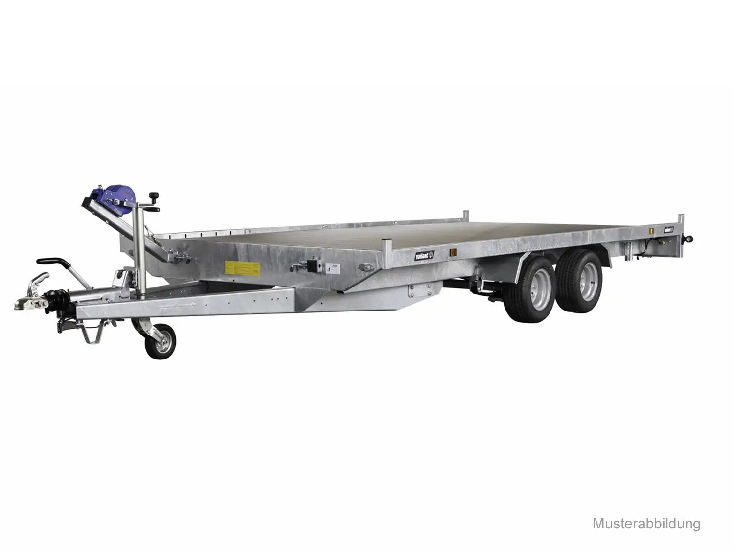 Variant Universaltransporter 3521 L4 – Parabelfahrwerk Aluprofilboden Rampen – Ladefläche 420 × 204 cm – 3500 kg – Tandemachser – Ansicht 1