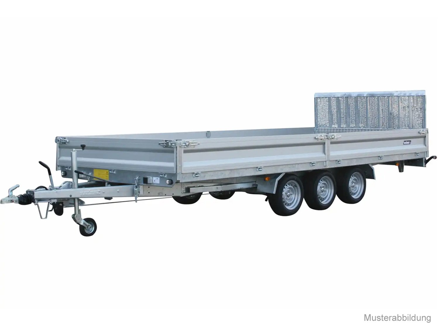 Variant Universaltransporter 3563 UX – Parabelfahrwerk, Rampe – Ladefläche 620 × 210 cm – 3500 kg – 3-Achser – Ansicht 1