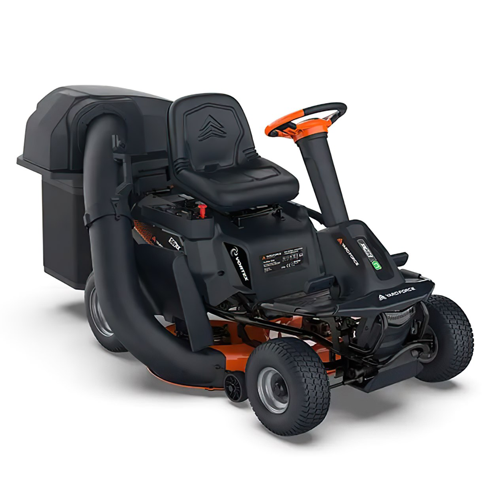 Akku- Yard Force E559 Akku-Rasentraktor – 96 cm Schnittbreite – Automatisch – Fangkorb 220 l – Ansicht 1